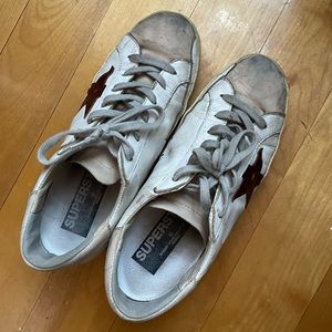 Golden Goose Sneakers (white and pink)